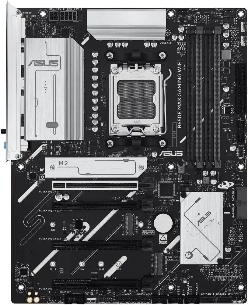 Дънна платка Asus Prime B850 Plus Wi-Fi + Asus Dual RX 9060 XT 16GB GDDR6