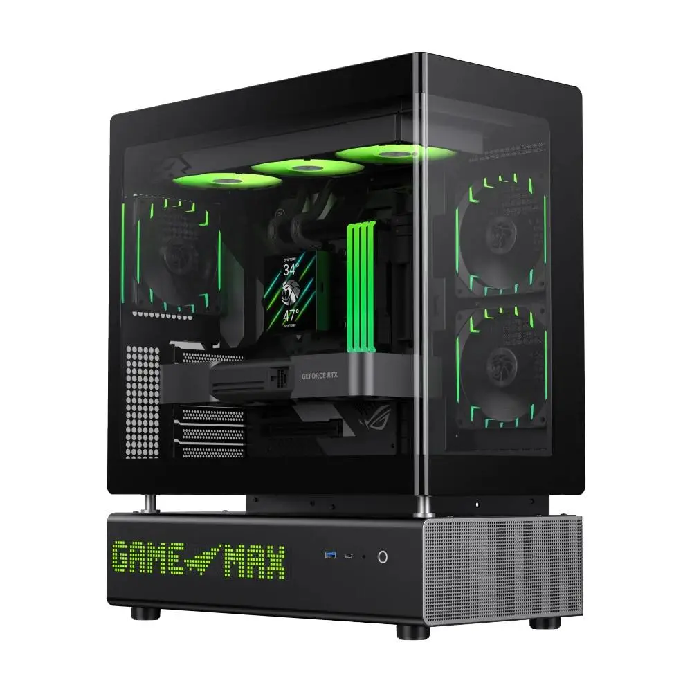 Кутия Gamemax N90 BG Case ATX ARGB, Modular Dual-Chamber