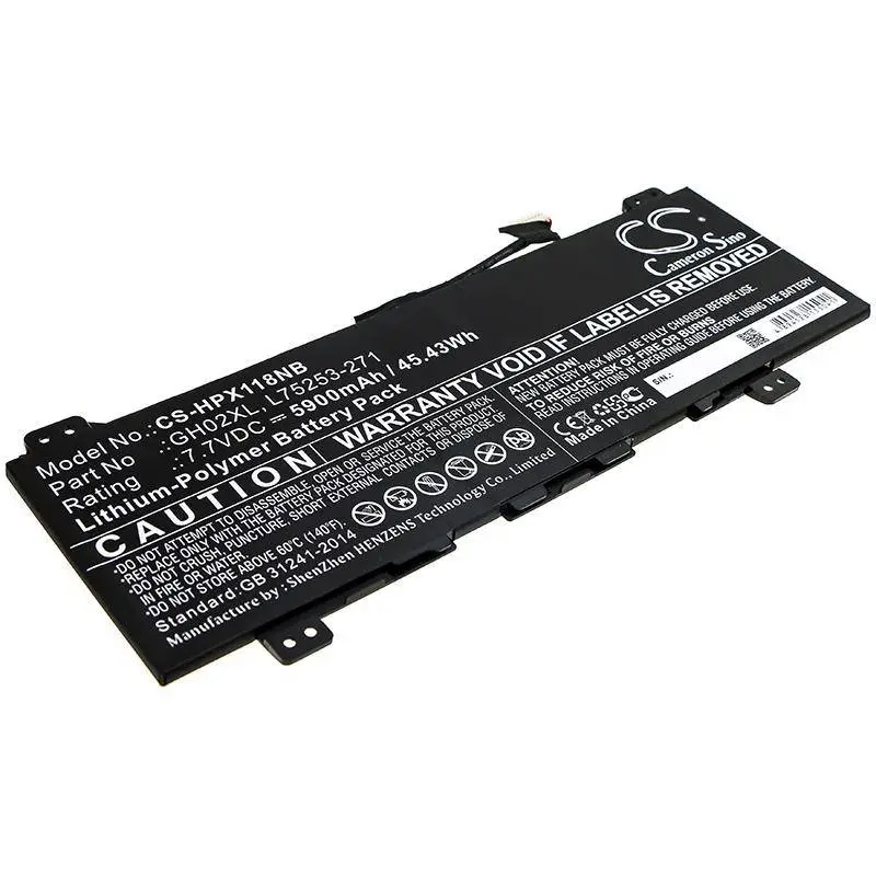 Батерия  за лаптоп HP Chromebook 14 G6 10X23EA; Chromebook X360 13B-CA0000SI; HSTNN-DB9M LiPo 7.7V 5900mAh CAMERON SINO