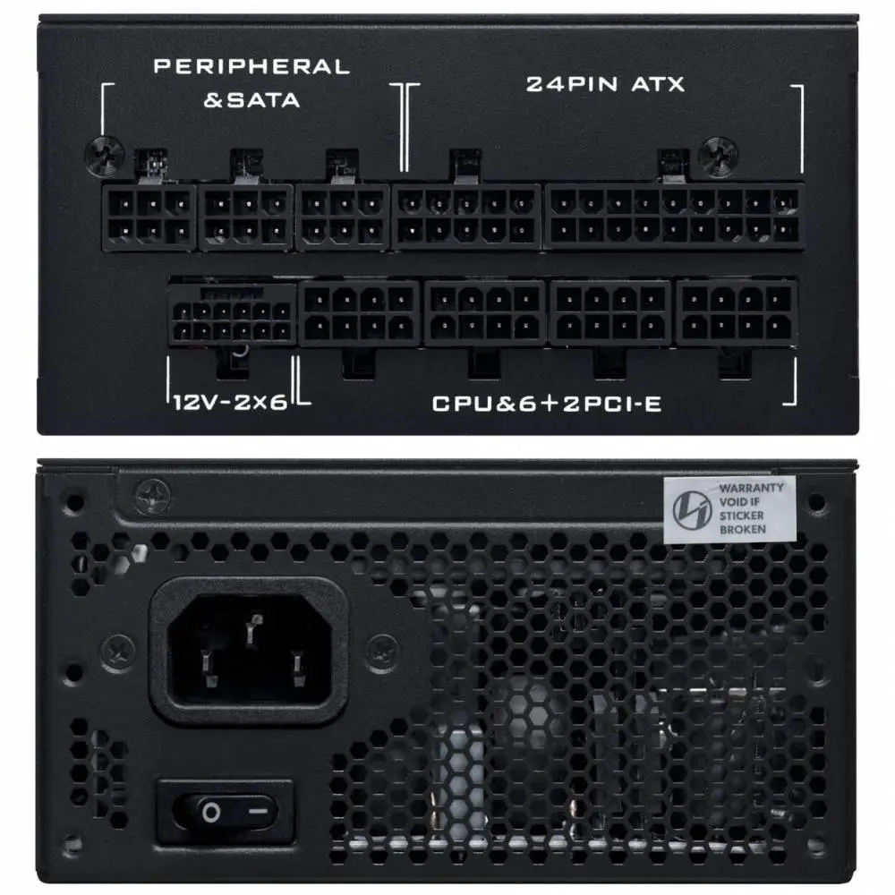 Захранване Lian Li SP1000 Black 1000W 80 Plus Platinum PCIe 5.1, ATX 3.1, SFX, ITX