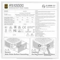 Захранване Lian Li RS 1000W 80 Plus Gold PCIe 5.1, ATX 3.1, RS Hub - Бял
