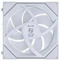 Вентилатор Lian Li UNI FAN SL-INF Wireless ARGB PWM - Reverse Blade, 120 mm Бял
