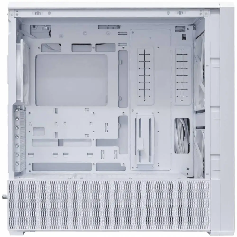 Кутия Lian Li LANCOOL 217 INF RGB Mid-Tower, Tempered Glass - Бял