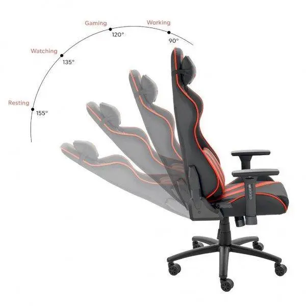 Геймърски стол Nemesis Red Claw