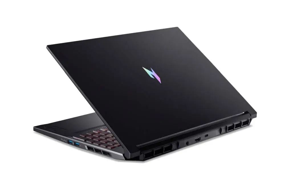 Лаптоп Acer Nitro V16, Intel  Core 9 270H(14C/20T, up to 5.80 GHz, 24MB),16" WQXGA (2560X1600) IPS 180Hz, 16GB DDR5, (1 slot free), 1000GB PCIe NVMe SSD, RTX 5070 8GB GDDR7 , WiFi 6, BT.5.2, HD Cam, Micro SD card, KB Backlit, Linux , Shale Black