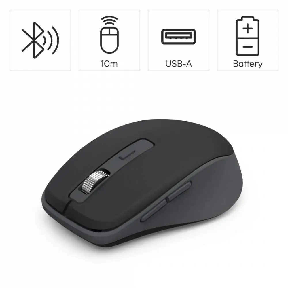 HAMA Безжична мишка &bdquo;WM-450&ldquo;, 2.4 GHz / Bluetooth, 7 бутона