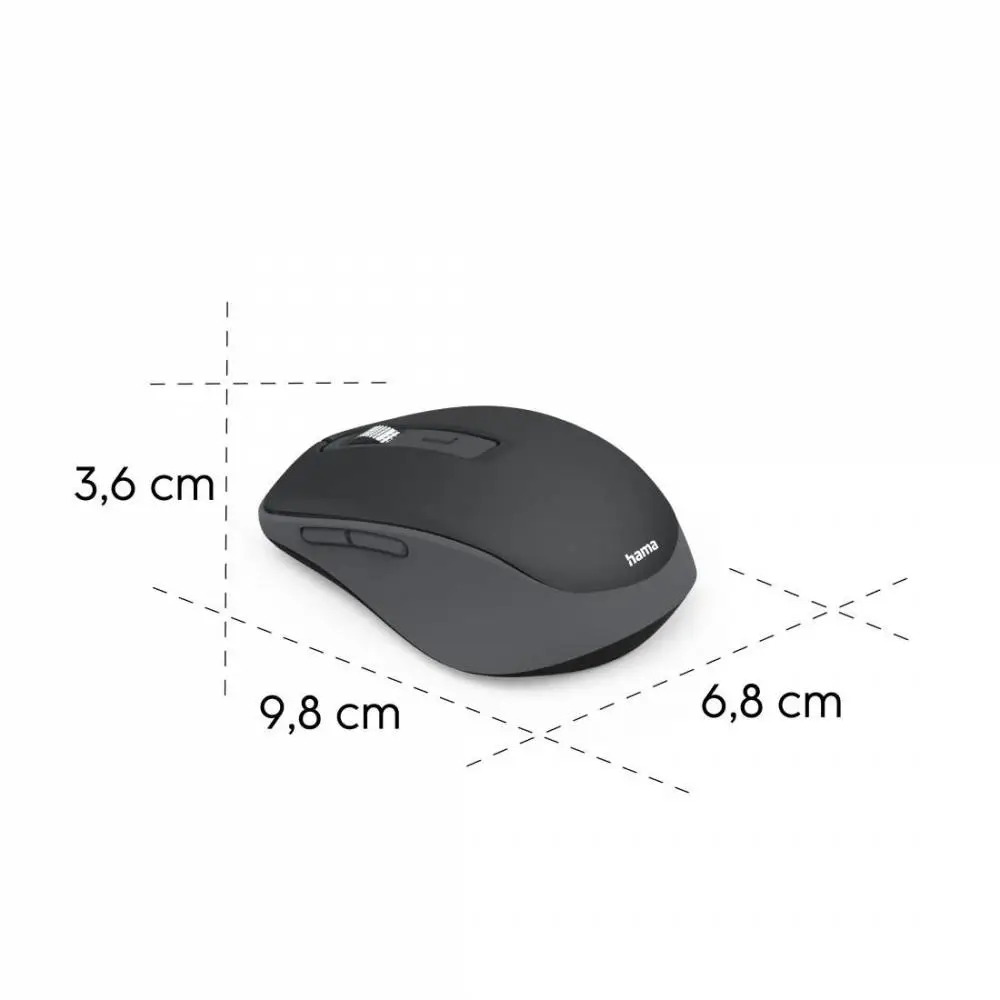 HAMA Безжична мишка &bdquo;WM-450&ldquo;, 2.4 GHz / Bluetooth, 7 бутона