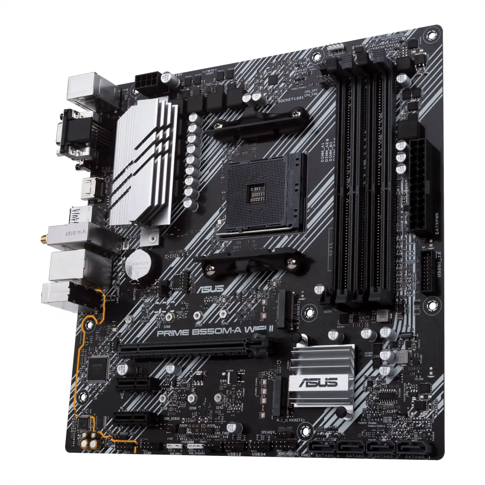 Дънна платка ASUS Prime B550M-A WIFI II AM4