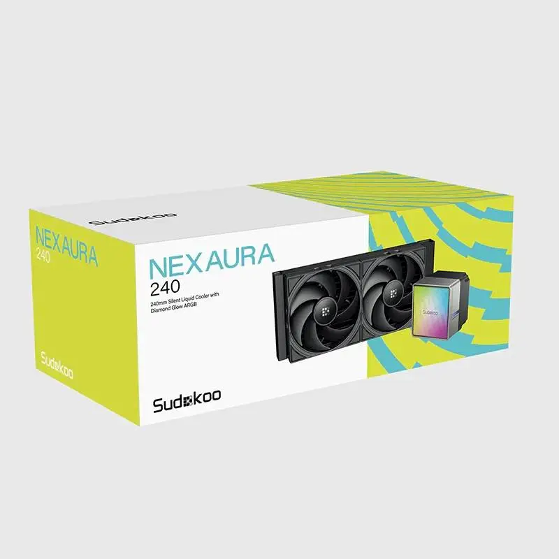 Sudokoo водно охлаждане Water Cooling NEXAURA 240 BK