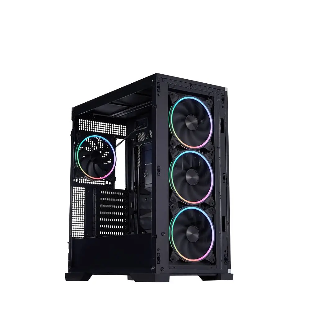 Кутия 1stPlayer IF8 Black Case EATX 4 x 140 mm ARGB fans included, USB-C
