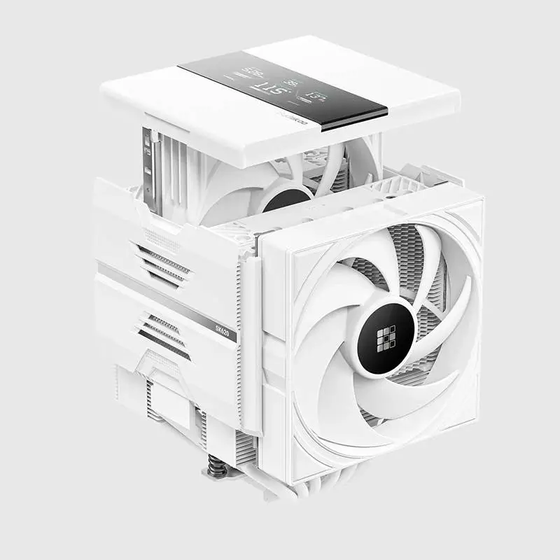 Охладител за процесор Sudokoo SK620V WHITE Dual-Tower CPU Cooler 