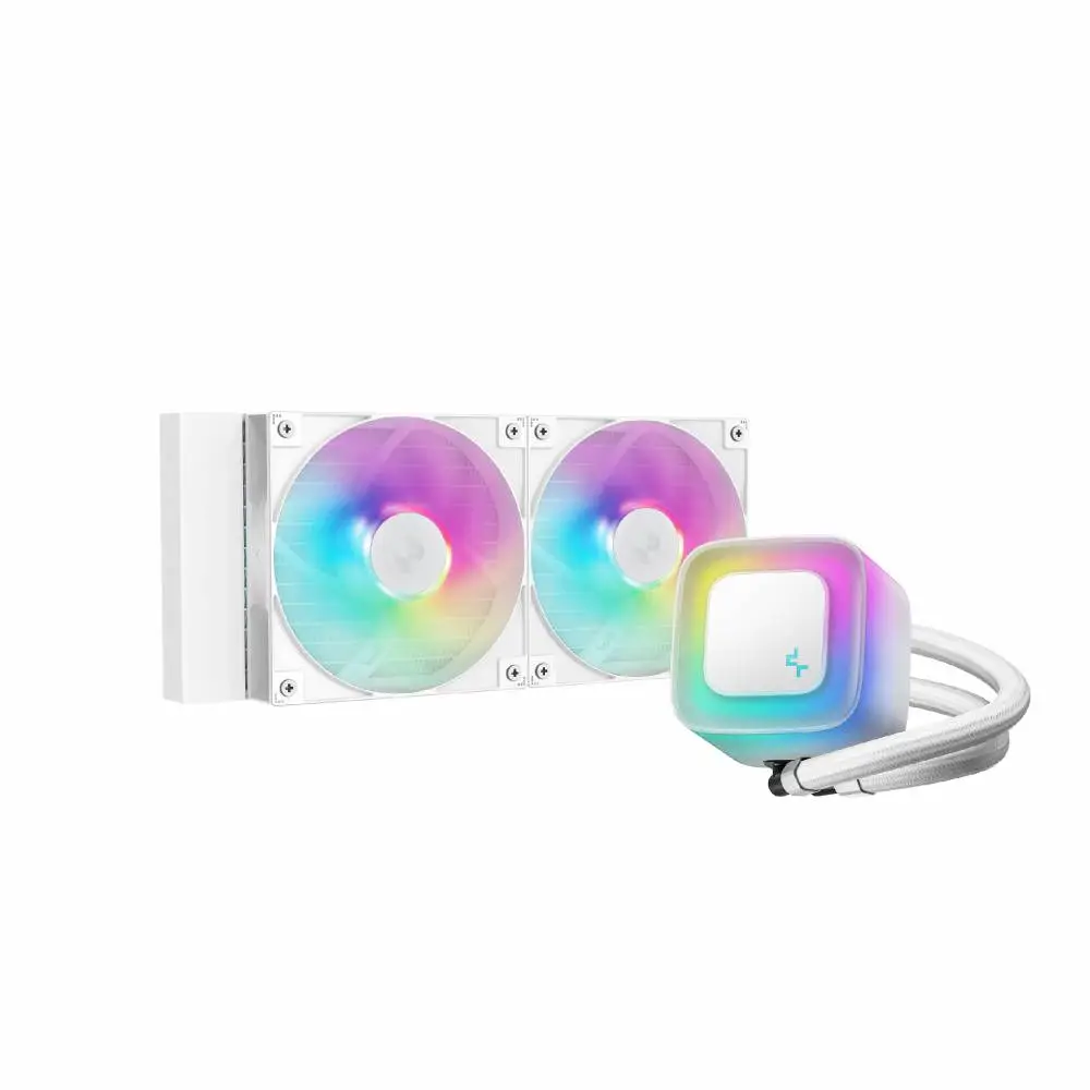 Водно охлаждане DeepCool Water Cooling LE240 V2 WH ARGB 