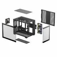 DeepCool кутия Case mATX - CG330 3F - 3 ARGB Fans