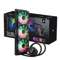 Водно охлаждане 1stPlayer Thunderstorm TS4 360 Black Digital Display aRGB