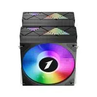 Охладител за процесор 1stPlayer CRYO CY12LD Black CPU Cooler LGA1851/AM5, Dual-Tower, ARGB