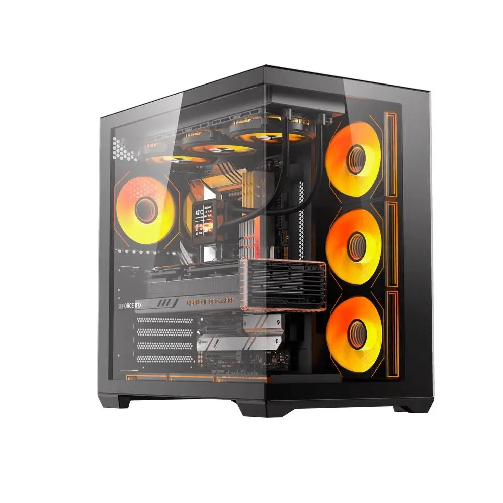 Darkflash кутия Case EATX - C280 Black - 7 ARGB fans