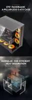Darkflash кутия Case EATX - C280 Black - 7 ARGB fans