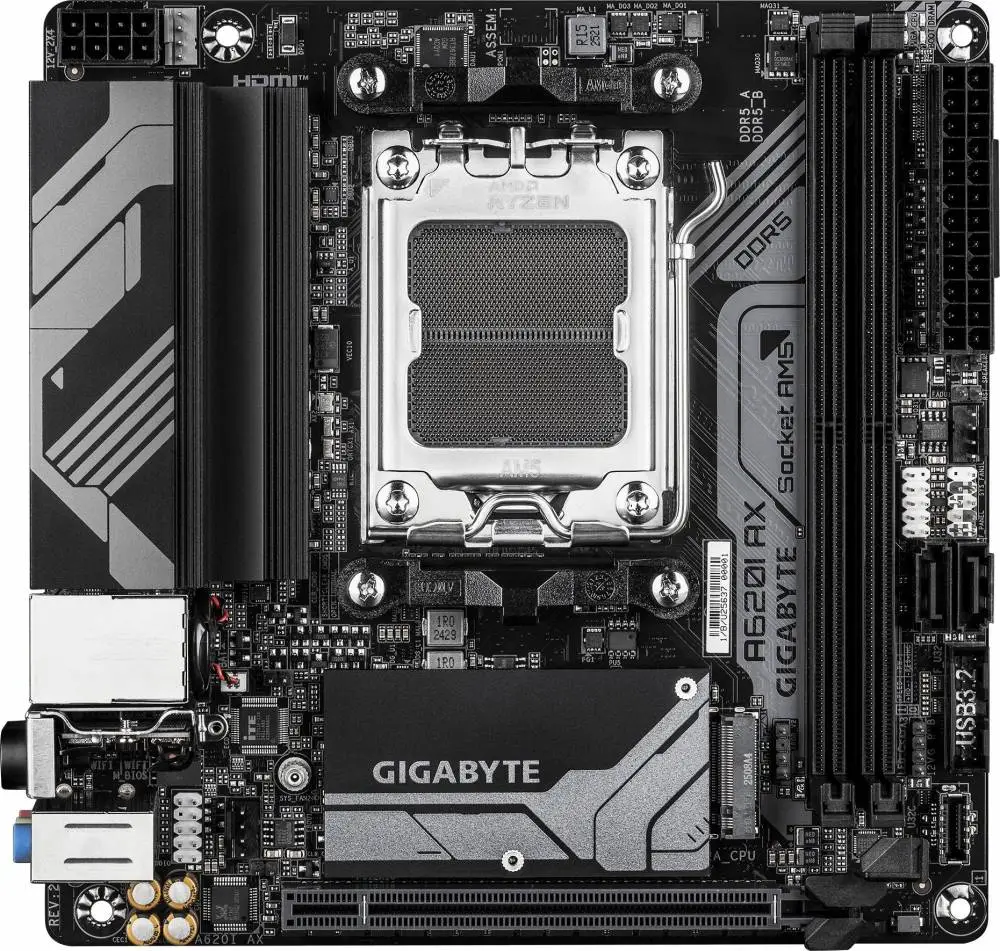 Дънна платка GIGABYTE A620I AX AM5