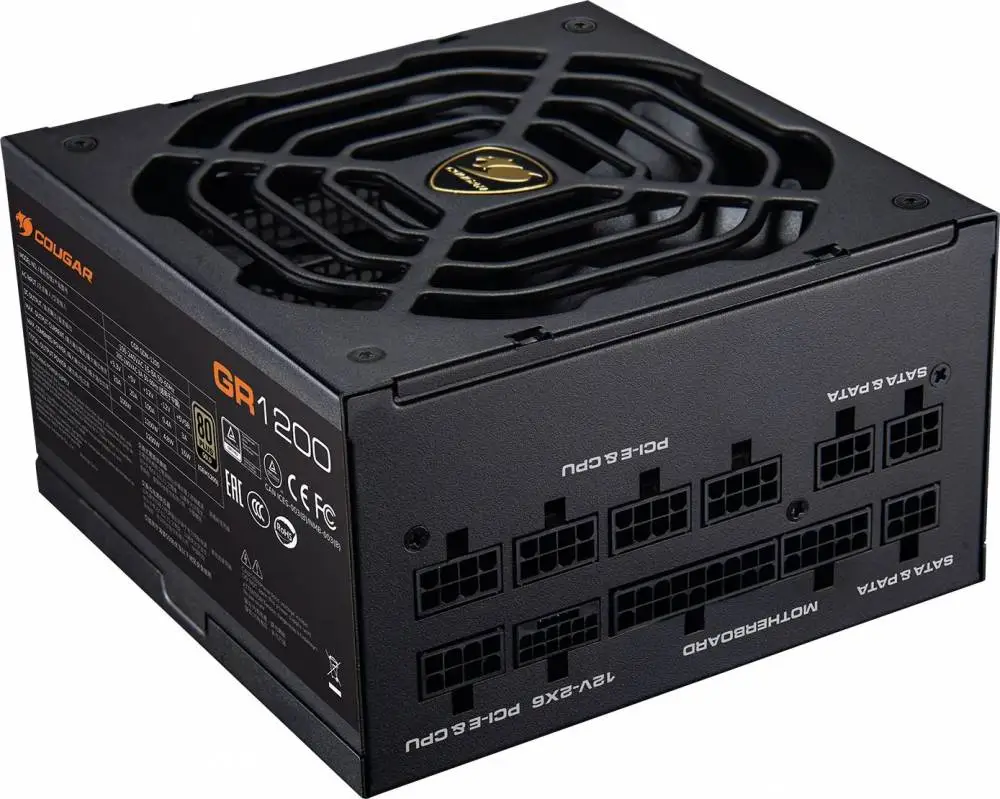 Захранване COUGAR GR 1000, 1000W 80 Plus Gold ATX 3.1 PSU - CGR GDN-1000