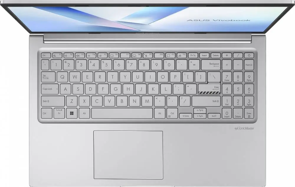 Лаптоп ASUS Vivobook 15 2026 X1504VA-BQ4595  - 15.6" IPS FullHD, Intel Core 5 120U, 16GB DDR5, 1TB SSD, Free OS