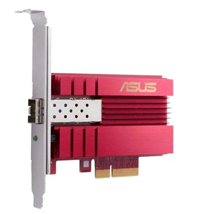 Адаптер Asus PCIe Adapter, XG-C100F, 10GBase-T PCIe SPF+ port for Optical Fiber Transmission and DAC cable - 90IG0490-MO0R00