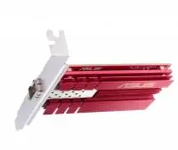 Адаптер Asus PCIe Adapter, XG-C100F, 10GBase-T PCIe SPF+ port for Optical Fiber Transmission and DAC cable - 90IG0490-MO0R00
