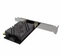 Адаптер Asus PCI-E Adapter, PCE-BE92BT, BE9400, Tri-Band, Bluetooth 5.4, magnetized base, WPA3, OFDMA, MLO, only compatible with lntel motherboards, Black - 90IG08U0-MO0B00