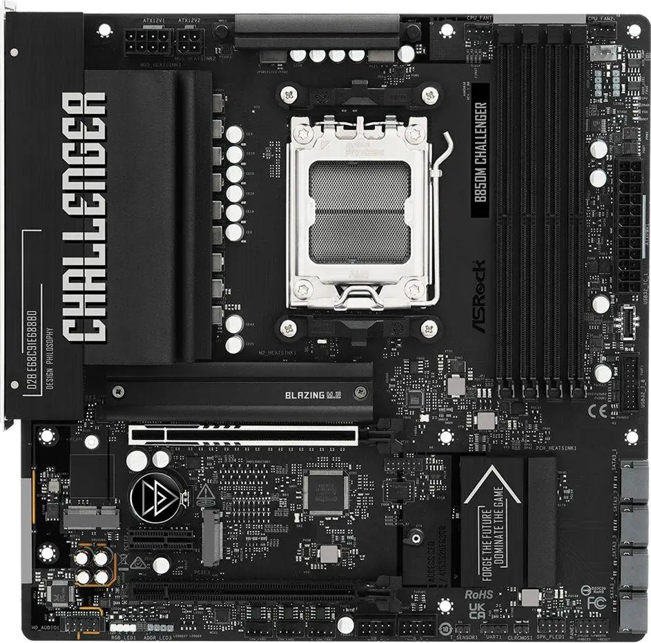 Дънна платка Asrock B850M CHALLENGER WIFI AM5