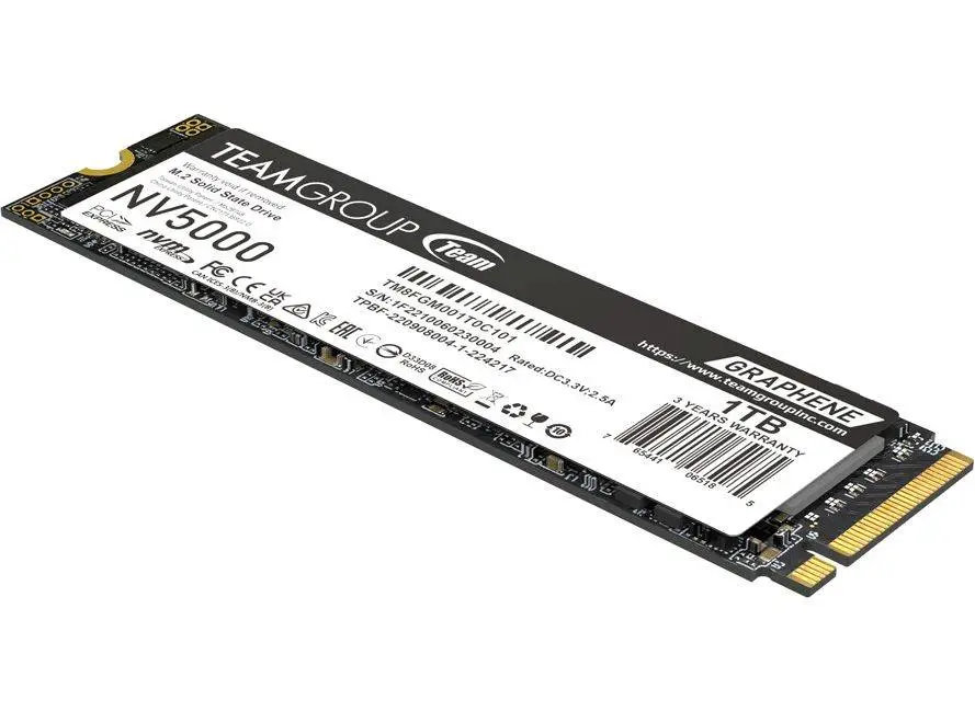 Диск SSD Team Group NV5000, 1TB M.2 2280 NVMe PCIe 4.0 - TM8FGM001T0C101