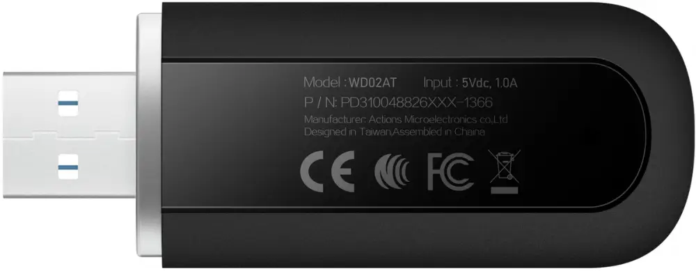 Безжичен донгъл за интерактивен дисплей BenQ, IFE WD02AT BLACK,  WI-FI 6 + BT5.2 WIRELESS DONGLE