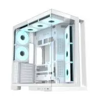 Xigmatek кутия Case ATX - Aqua 7 Arctic - 8 ARGB Fans, USB-C
