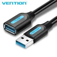 Vention Кабел USB 3.0  Extension AM / AF - 5.0M Black - CBHBJ
