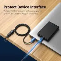 Vention Кабел USB 3.0  Extension AM / AF - 1.0M Black - CBHBF
