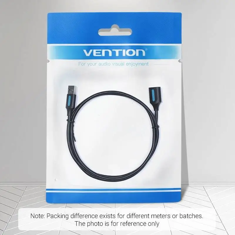 Vention Кабел USB 3.0  Extension AM / AF - 1.0M Black - CBHBF