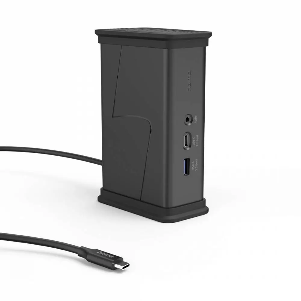 HAMA Докинг станция USB-C "Connect2Office Black", 9 порта, 2x HDMI&trade;, USB-A, USB-C, LAN