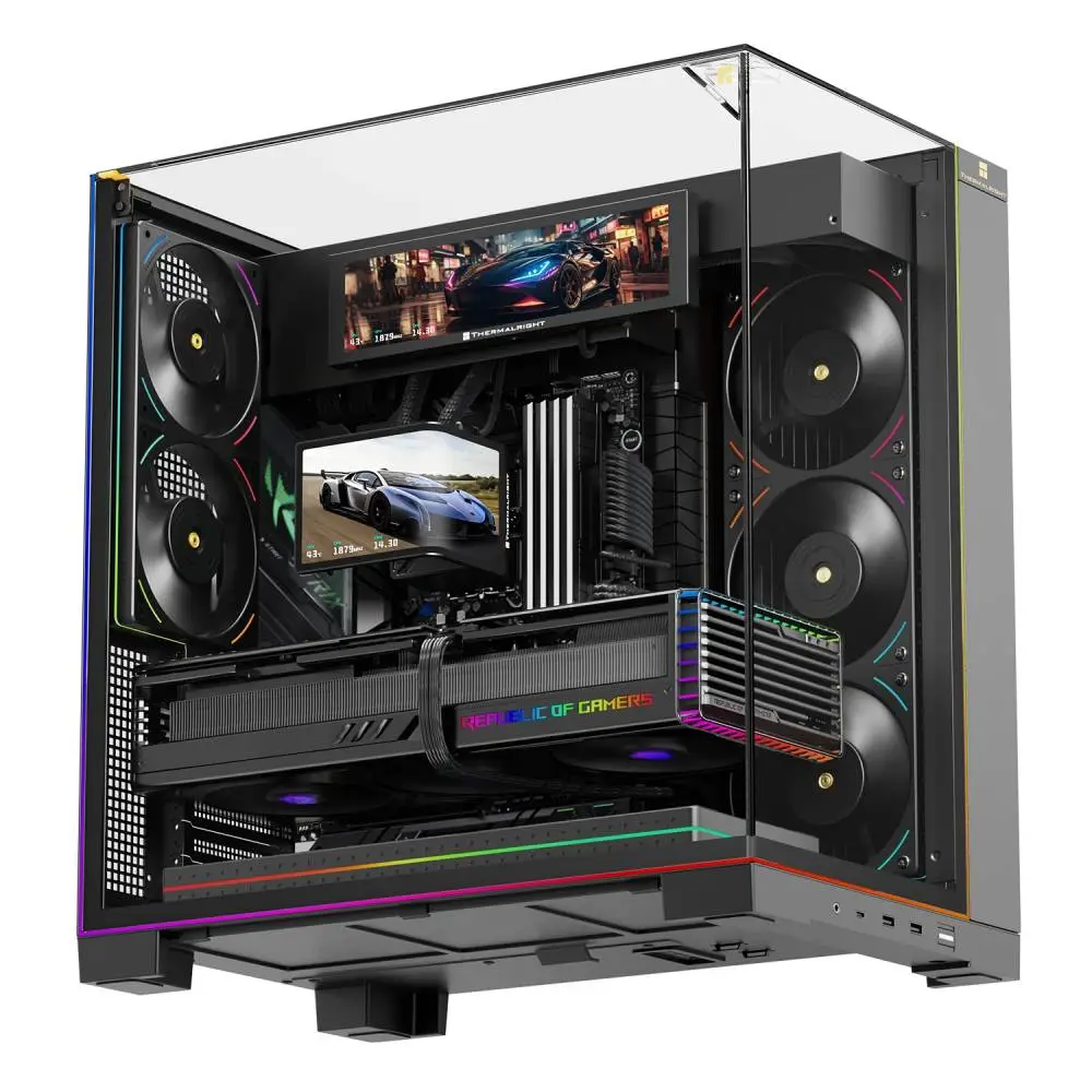 Водно охлаждане Thermalright Levita Vision 360 UB ARGB Black, 6.67 inch Curve AMOLED Display Water Cooling