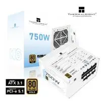 Захранване Thermalright TR-KG750-W, PSU, 750W, 80 Plus Gold, ATX 3.1, White, Full Modular