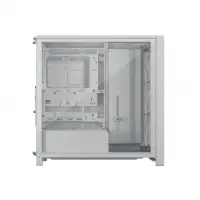 Кутия Corsair Frame 4000D Wood RS Mid-Tower - White/Oak