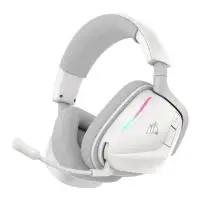 Геймърски безжични слушалки с микрофон Corsair VOID v2 - White