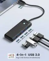Orico хъб USB3.1 HUB Type-C - 4 x USB3.0 - PAPW4A-C3-015-WH