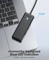 Orico хъб USB3.1 HUB Type-C - 4 x USB3.0 - PAPW4A-C3-015-WH