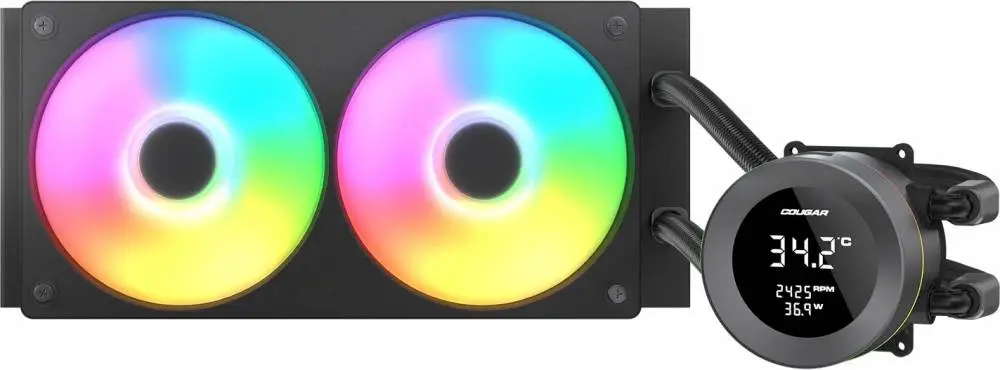 Водно охалждане COUGAR Poseidon Vistek ARGB 240 AiO Liquid Watercooling - CGR-PSDVARGB-B-240