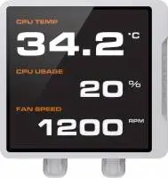 Водно охалждане COUGAR Poseidon Vistek Pro ARGB 240 AiO Liquid Watercooling White - CGR-PSDVPRGB-W-240