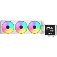 Водно охлаждане COUGAR Poseidon Vistek Pro ARGB 360 AiO Liquid Watercooling White - CGR-PSDVPRGB-W-360