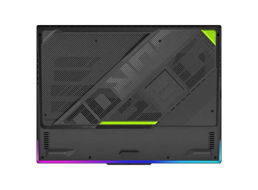 Лаптоп Asus Strix G16 G614PM-RV160,Ryzen 9 8940HX 2.4GHz (80MB Cache, up to 5.3GHz, 16 cores, 32 Threads)16.0  WUXGA 1920X1200 16:10 Bend+300nits Anti-Glare sRGB 100% Wide View,165Hz,DDR5 32GB ( 16GB DDR5-5200 SO-DIMM *2 ) ,1TB G4 , RTX&nbsp;5060&nbsp; 8GB,Wi-Fi 6E No OS