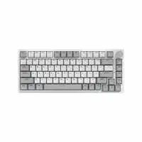 Геймърска механична клавиатура Ajazz Gaming Mechanical Keyboard AK820 - AS Red Switch [Linear] (English US), Gray White, White Light