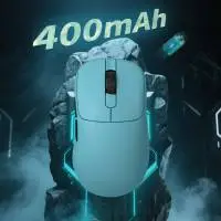 Ajazz професионална геймърска мишка AJ179 APEX - Wireless Gaming Mouse - 8K, Magnetic Charging Dock, Black