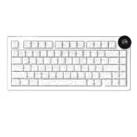 Ajazz геймърска механична клавиатура Wireless Gaming Mechanical Keyboard AK820 V2 PRO - White peach Switch [Linear] (English US), White