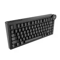 Ajazz геймърска механична клавиатура Wireless Gaming Mechanical Keyboard AK820 V2 PRO - White peach Switch [Linear] (English US), Black