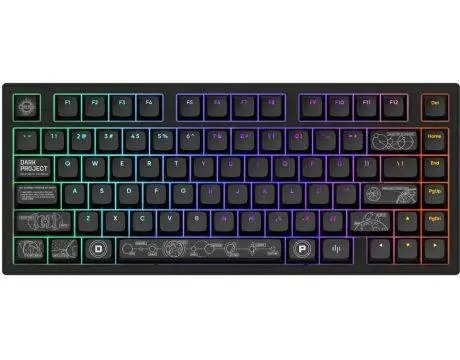 Геймърскa безжична клавиатура Dark Project ALU81A Terra Nova V2 Black RGB